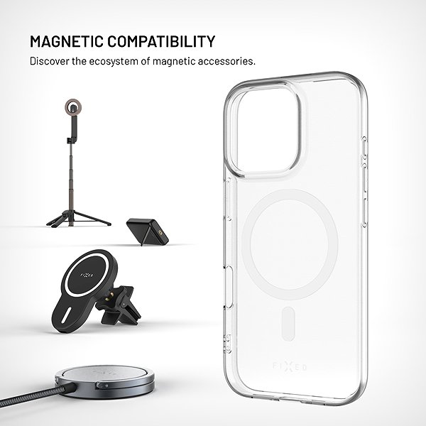 Handyhülle FIXED MagStory AntiUV mit MagSafe-Unterstützung für Samsung Galaxy A37 transparent ...