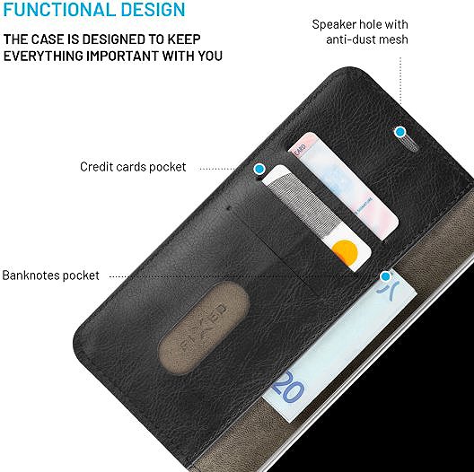 Softcase-Handyhülle FIXED Opus für Xiaomi Redmi 17 5G schwarz ...