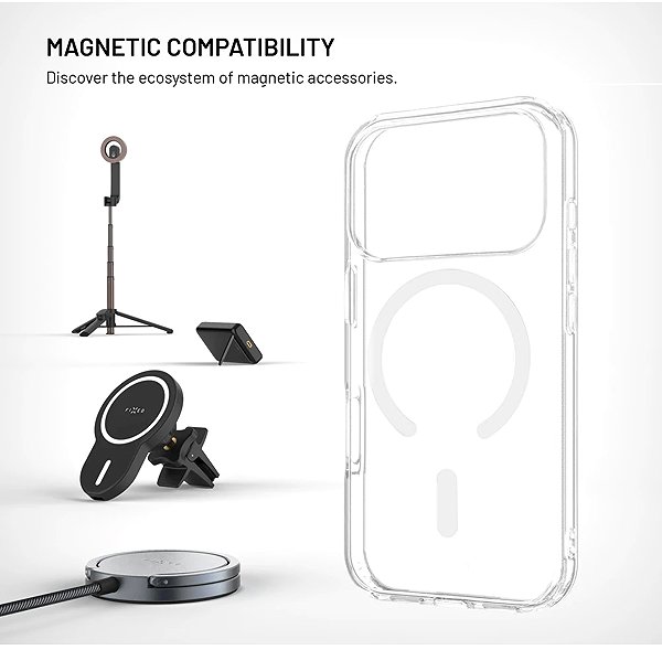 Telefon tok FIXED MagPure Xiaomi Redmi Note 17 Pro Max 5G átlátszó MagSafe tok ...