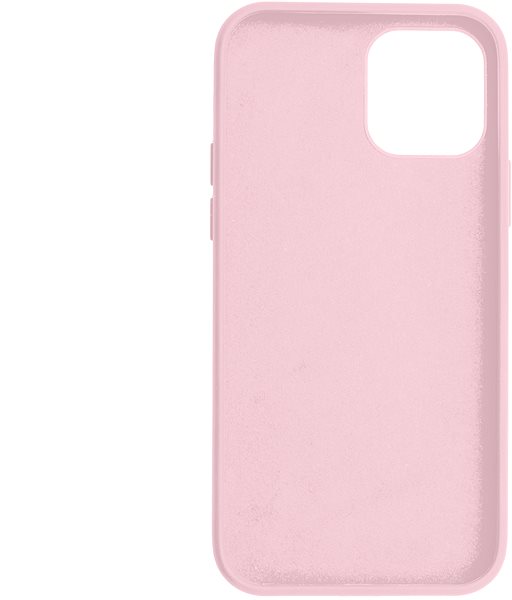 Telefon tok FIXED Flow Liquid Silicon Apple iPhone 12/12 Pro rózsaszín tok ...