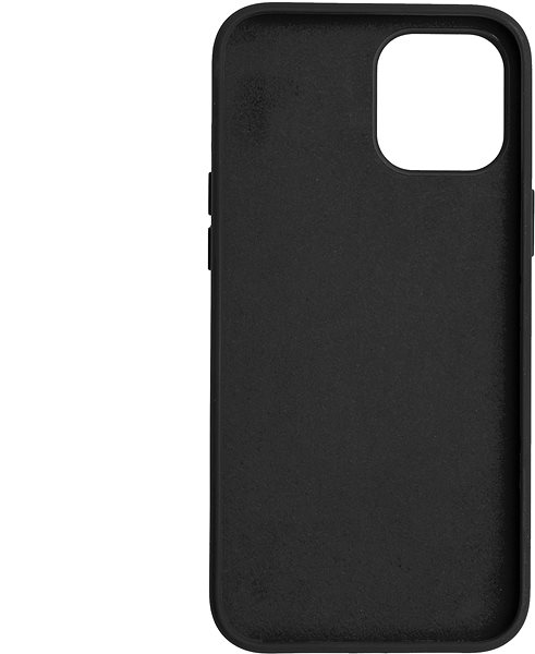Kryt na mobil FIXED Flow Liquid Silicon case pre Apple iPhone 12 Pro Max čierny ...