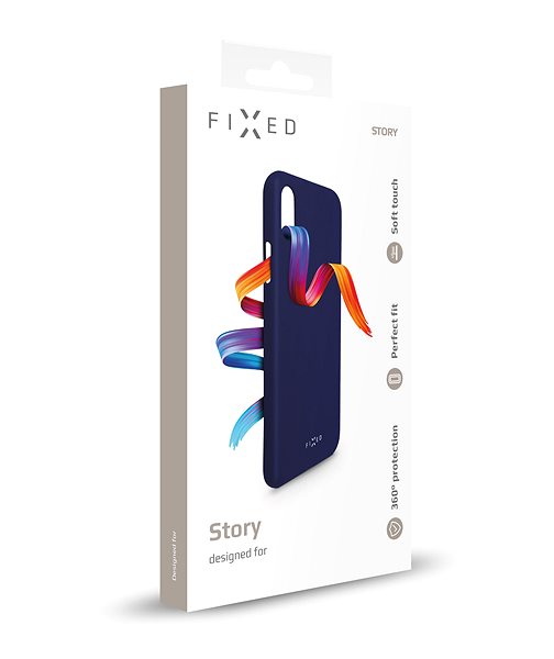 Kryt na mobil FIXED Story pre Samsung Galaxy A52/A52 5G/A52s 5G modrý ...