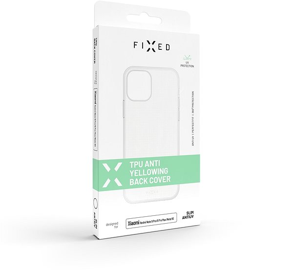 Handyhülle FIXED Slim AntiUV für Apple iPhone 13 transparent ...