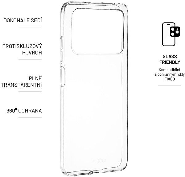 Handyhülle FIXED Cover für Xiaomi POCO M4 Pro - transparent ...