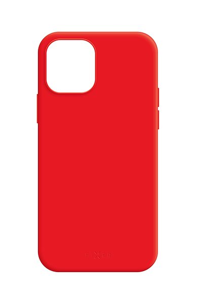 Handyhülle FIXED MagFlow Cover mit MagSafe Unterstützung für Apple iPhone 14 Pro Max - rot ...