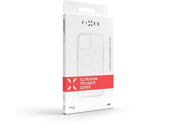 Telefon tok FIXED Skin Apple iPhone 14 Pro Max 0,6 mm átlátszó tok ...