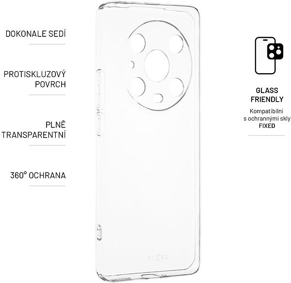 Handyhülle FIXED Cover für Honor Magic 4 Pro - transparent ...