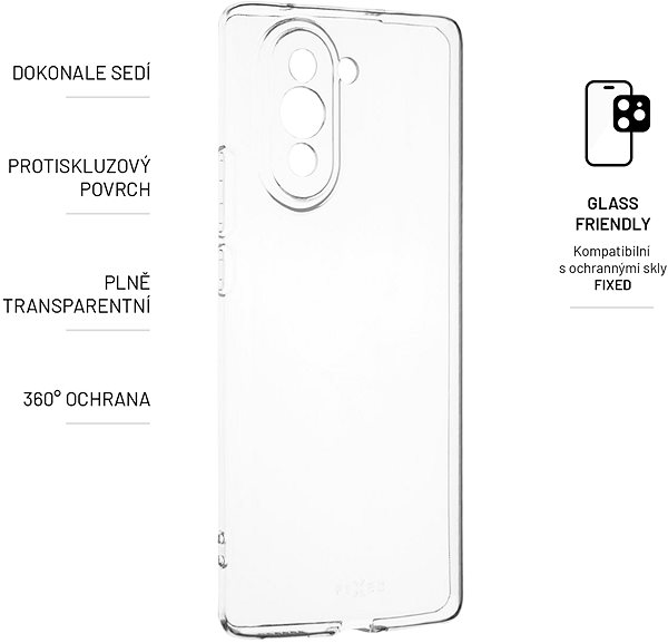 Handyhülle FIXED Cover für Huawei Nova 10 - transparent ...
