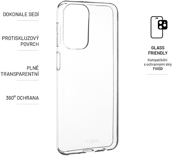 Handyhülle FIXED Cover für Samsung Galaxy A23 5G - transparent ...