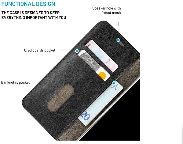 Softcase-Handyhülle FIXED Opus für Xiaomi Redmi Note 14 Pro+ 5G schwarz ...