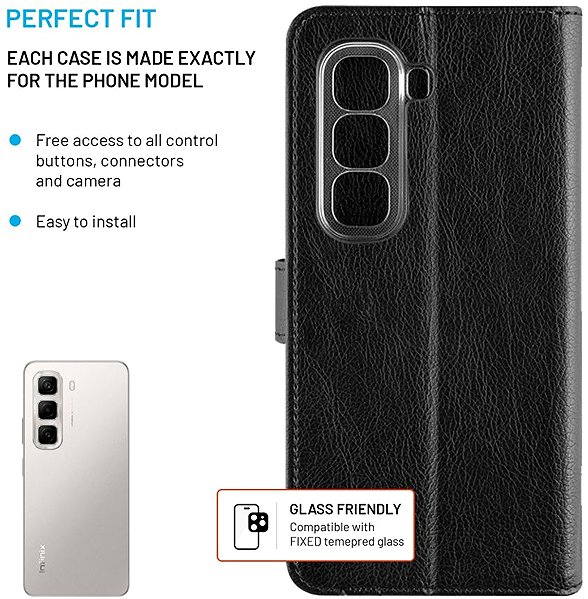 Handyhülle FIXED Opus für Infinix Hot 50 Pro 4G schwarz ...