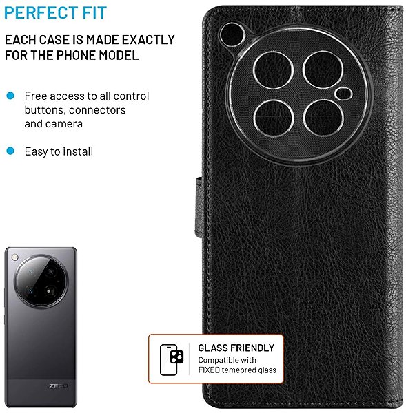 Handyhülle FIXED Opus für Infinix Zero 40 4G schwarz ...