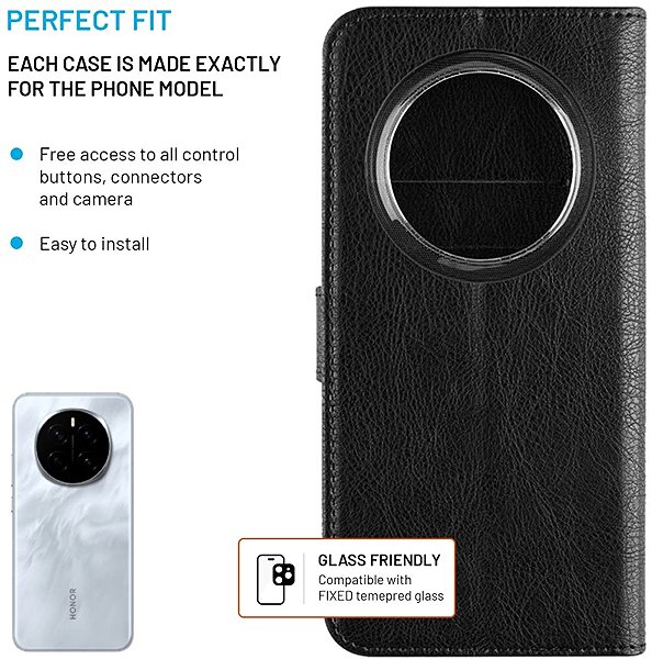 Softcase-Handyhülle FIXED Opus für Honor Magic 7 Pro 5G schwarz ...
