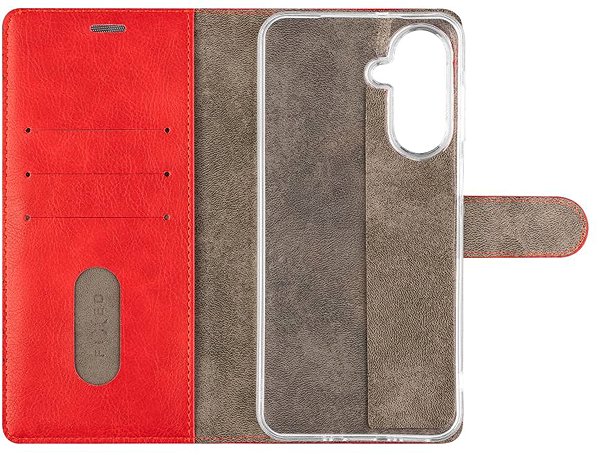 Softcase-Handyhülle FIXED Opus für Samsung Galaxy A26 5G rot ...