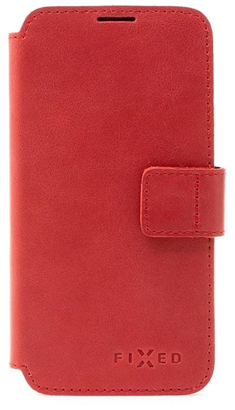 Softcase-Handyhülle FIXED ProFit echtes Rindsleder für Apple iPhone 17e/16e rot ...