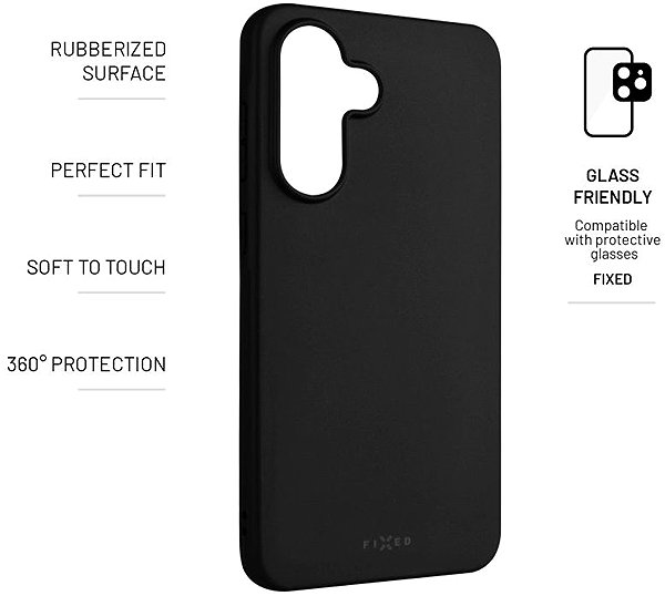 Telefon tok FIXED Story Samsung Galaxy A36 5G fekete tok ...