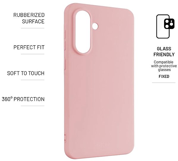 Handyhülle FIXED Story für Samsung Galaxy A36 5G rosa ...