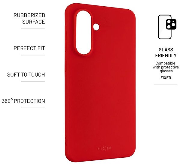 Handyhülle FIXED Story für Samsung Galaxy A36 5G rot ...