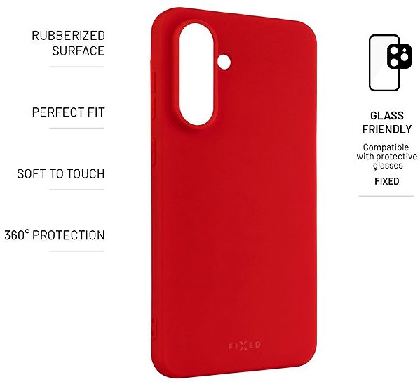 Handyhülle FIXED Story für Samsung Galaxy A56 5G rot ...