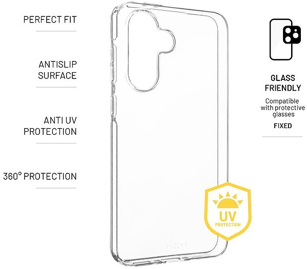 Handyhülle FIXED Story AntiUV für Samsung Galaxy A36 5G klar ...