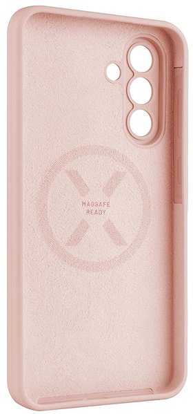 Kryt na mobil FIXED MagFlow s podporou MagSafe na Samsung Galaxy A36 5G ružový ...