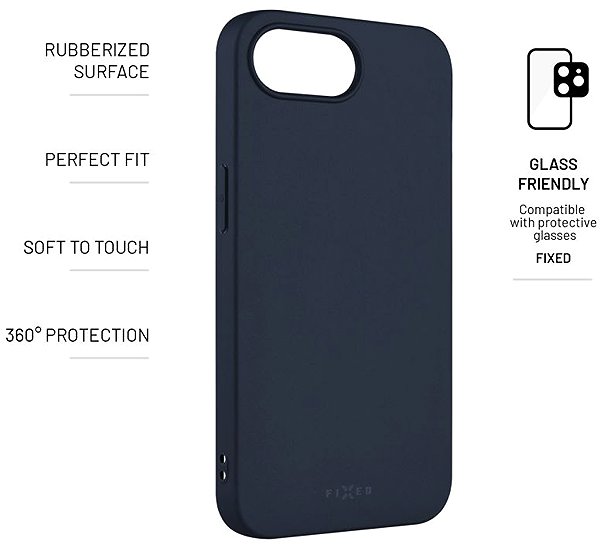 Telefon tok FIXED Story Apple iPhone 17e/16e kék tok ...