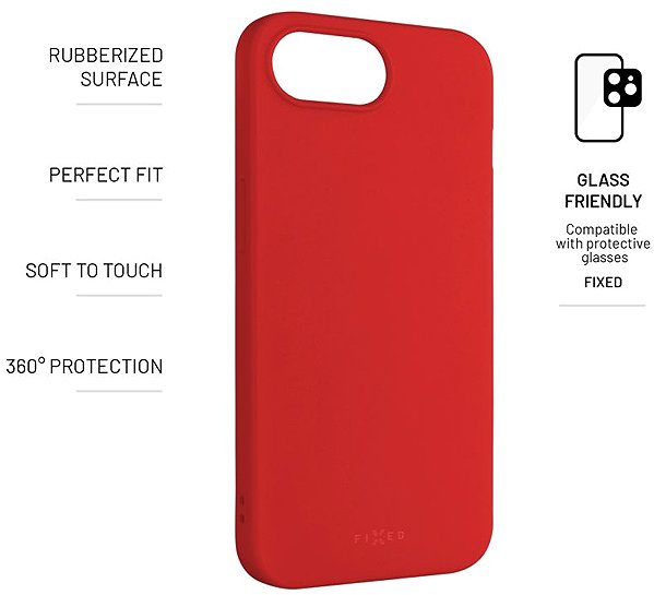 Handyhülle FIXED Story für Apple iPhone 17e/16e rot ...