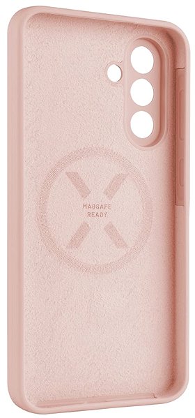 Handyhülle FIXED MagFlow mit MagSafe Unterstützung für Samsung Galaxy A56 5G pink ...