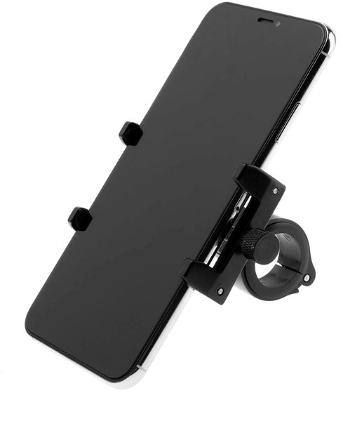 Phone Holder FIXED Bikee ALU Resistant Black Lifestyle