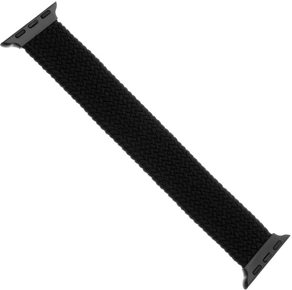 Armband FIXED Elastic Nylon Strap für Apple Watch 38/40/41mm Größe L schwarz ...