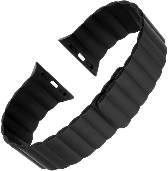 Armband FIXED Silikon-Magnetarmband für Apple Watch 38/40/41mm  schwarz ...