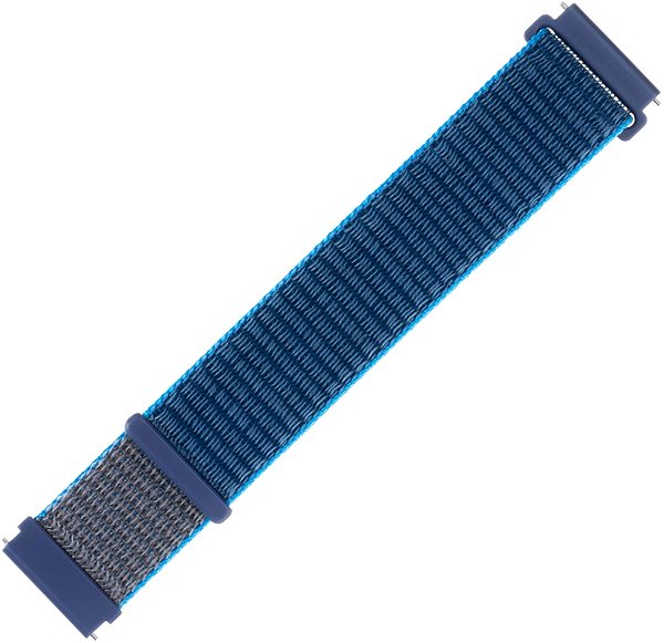 Remienok na hodinky FIXED Nylon Strap Universal so šírkou 20 mm tmavo modrý ...