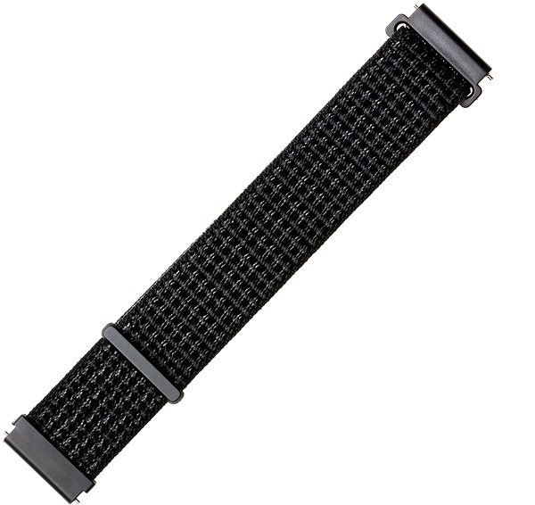 Řemínek FIXED Nylon Strap Universal se šířkou 20mm reflexně černý ...
