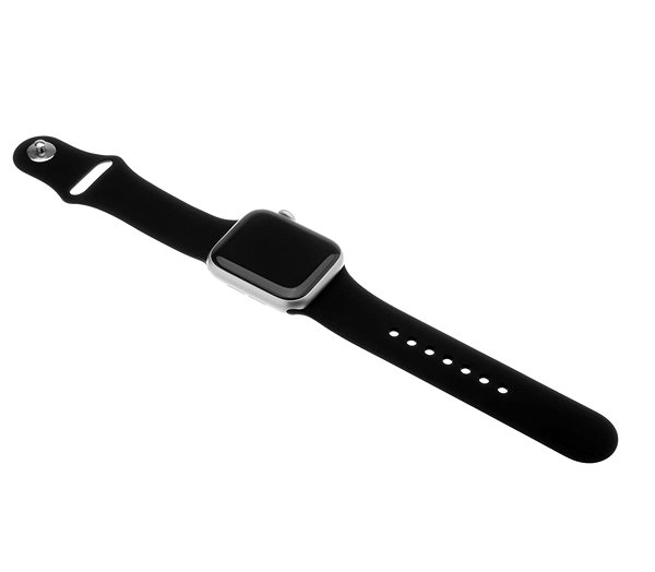 Armband FIXED Silicone Strap SET für Apple Watch 42/44/45/Ultra 49mm - schwarz ...