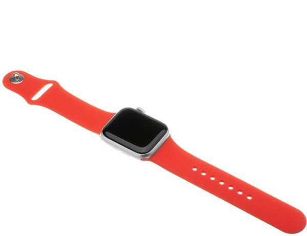 Szíj FIXED Silicone Strap SET Apple Watch 42/44/45/Ultra 49mm - piros ...