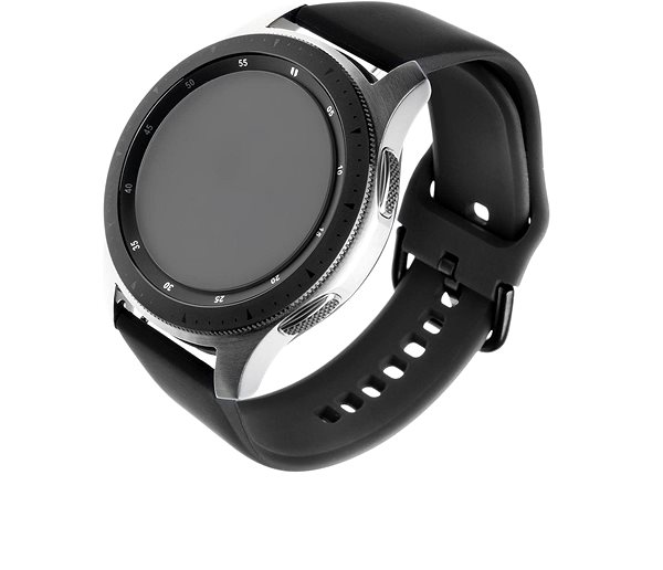 Remienok na hodinky FIXED Silicone Strap Universal pre smartwatch so šírkou 20 mm čierny ...