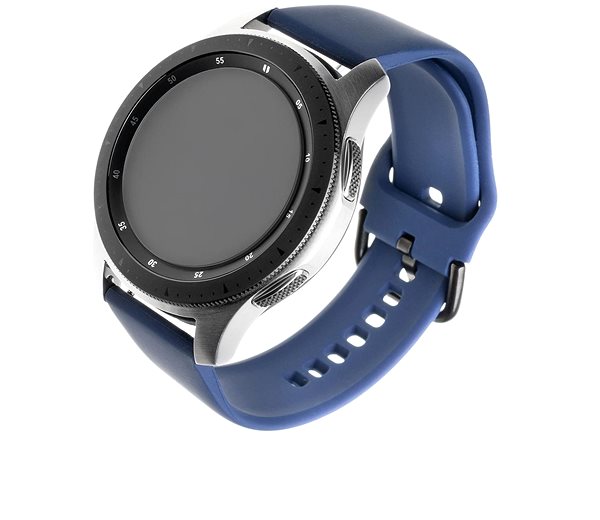 Remienok na hodinky FIXED Silicone Strap Universal pre smartwatch so šírkou 20 mm modrý ...