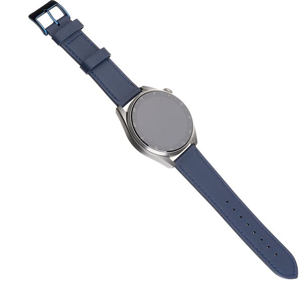 Remienok na hodinky FIXED Leather Strap so šírkou 20 mm modrý ...