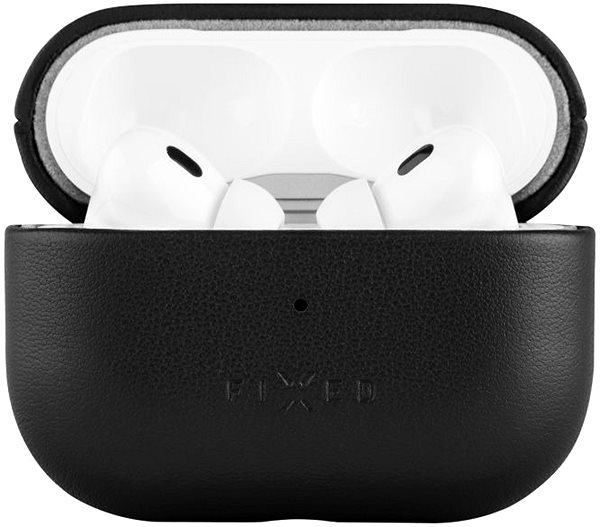 Headphone Case FIXED PodsLeather with MagSafe support for Apple AirPods Pro 2/Pro 2 (USB-C) black ...