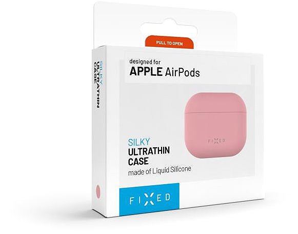 Headphone Case FIXED Silky for Apple AirPods 4 pink ...