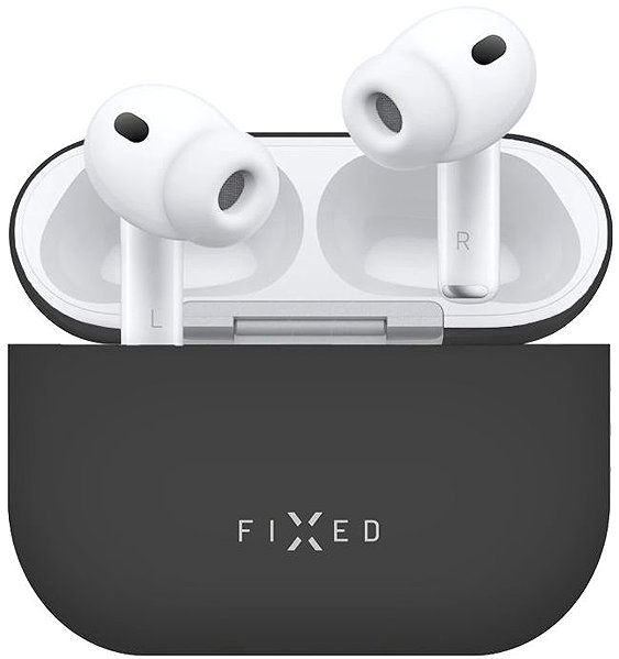 Headphone Case FIXED Silky for Apple AirPods Pro 3 black ...
