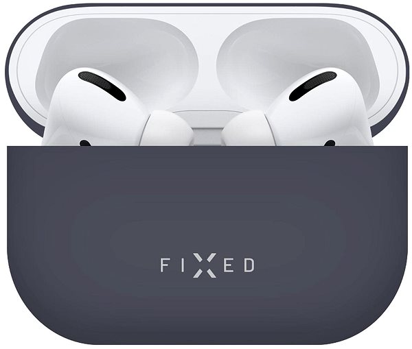 Fülhallgató tok FIXED Silky Apple Airpods Pro kék tok Jellemzők/technológia