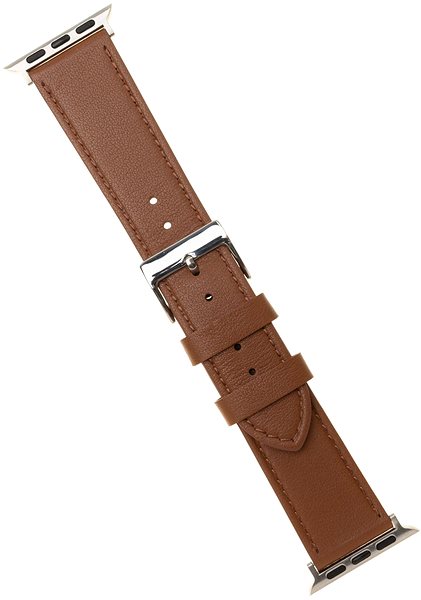 Řemínek FIXED Leather Strap pro Apple Watch 42/44/45/Ultra 49mm hnědý ...