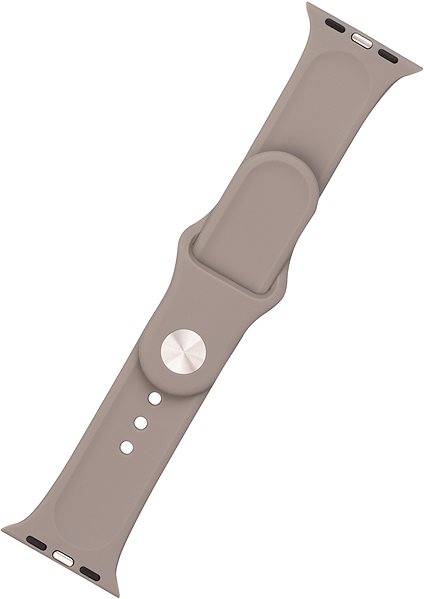 Armband FIXED Silicone Strap SET für Apple Watch 42/44/45/Ultra 49mm - dunkelgrau ...