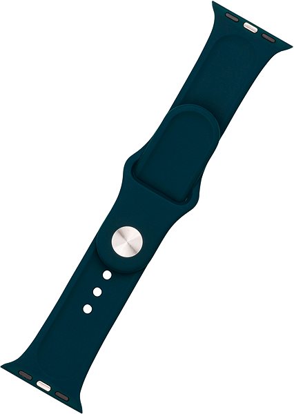 Szíj FIXED Silicone Strap SET Apple Watch 42/44/45/Ultra 49mm - sötétzöld ...