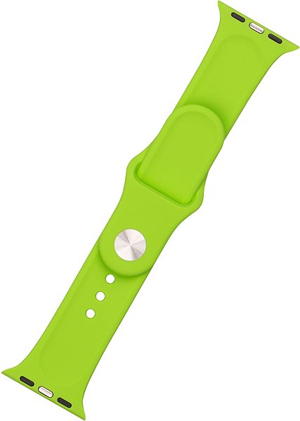 Remienok na hodinky FIXED Silicone Strap SET pre Apple Watch 42/44/45/Ultra 49mm zelený ...