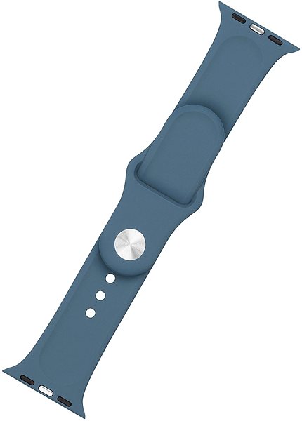 Armband FIXED Silicone Strap SET für Apple Watch 42/44/45/Ultra 49mm - grün-blau ...