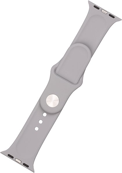 Szíj FIXED Silicone Strap SET Apple Watch 42/44/45/Ultra 49mm - világosszürke ...