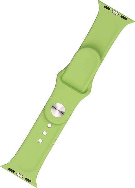 Remienok na hodinky FIXED Silicone Strap SET pre Apple Watch 42/44/45/Ultra 49mm mentolový ...