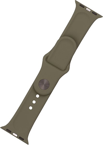 Szíj FIXED Silicone Strap SET Apple Watch 42/44/45/Ultra 49mm - olivazöld ...